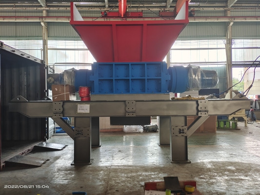 8000KG Waste Cardboard Shredder Industrial Paper Shredder Machine