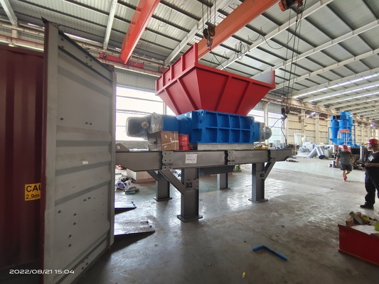 8000KG Waste Cardboard Shredder Industrial Paper Shredder Machine