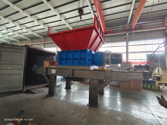 8000KG Waste Cardboard Shredder Industrial Paper Shredder Machine