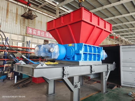 8000KG Waste Cardboard Shredder Industrial Paper Shredder Machine