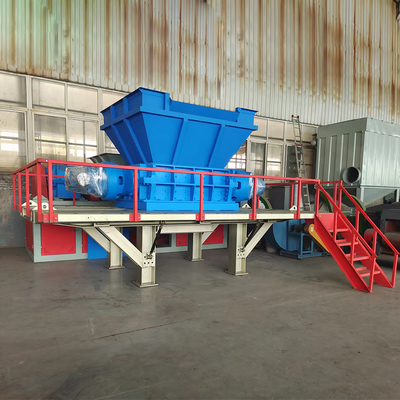 110kW Power Metal Steel Scrap and Iron Shredder Machine for Two Shaft Shredding