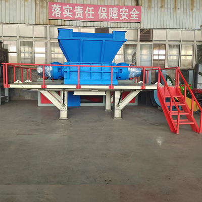 110kW Power Metal Steel Scrap and Iron Shredder Machine for Two Shaft Shredding