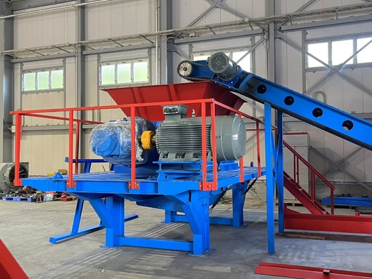 110kW Power Metal Steel Scrap and Iron Shredder Machine for Two Shaft Shredding