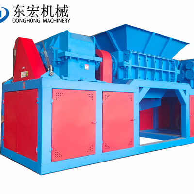 110kW Power Multifunctional Double Shaft Shredder for Metal Scrap and Used Car Engines