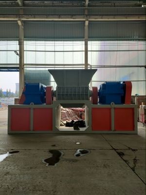 110kW Stainless Steel Metal Shredder for Cutting Rubbish Plastic and Small Waste Tires