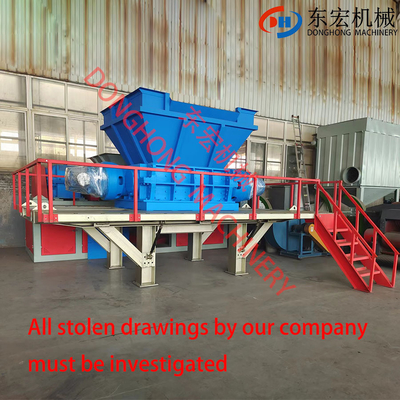 Stainless Steel Shredder for Plastic Woven Bags Wood Rubber Scrap Steel Tires and More
