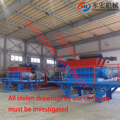 Stainless Steel Shredder for Plastic Woven Bags Wood Rubber Scrap Steel Tires and More