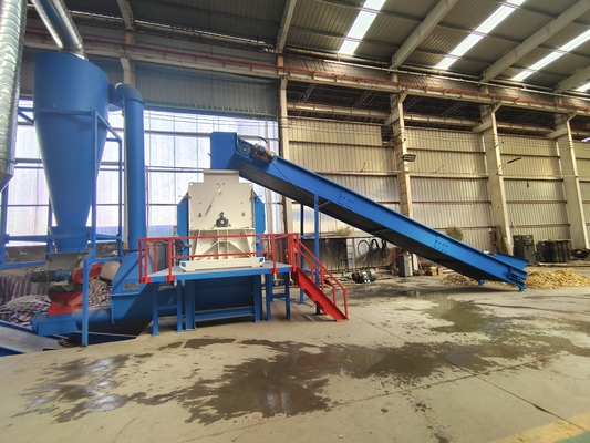 Biomass Crushing Hammer Mill Rock Crusher with Simple Procedure and Spare Parts 6000 kg