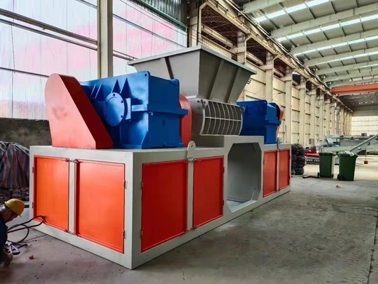 Single Shaft Shredder for Plastic Waste Recycling Multifunctional Alloy Processing