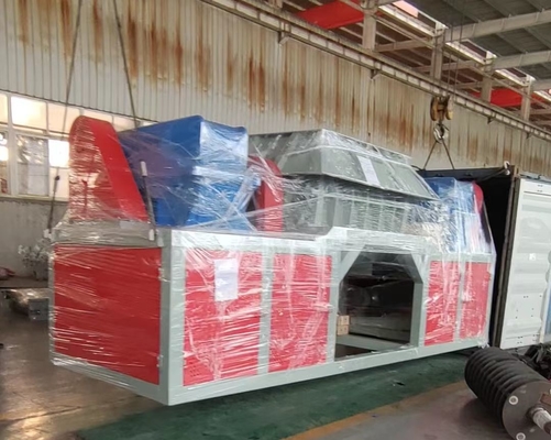 Industrial Scrap Metal Double Shaft Shredder for High Safety Level Aluminum Recycling