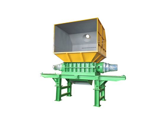110kW Power Double-Shaft Crusher for 8000KG Weight Aluminum Profile Shredding