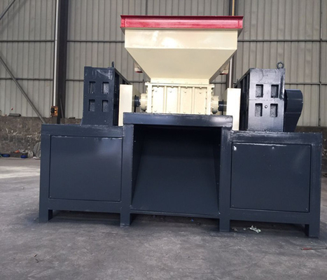 Carbon Steel Dual-Axis Plastic Woven Bag Shredder for Waste Fishing Net and Film Tubes