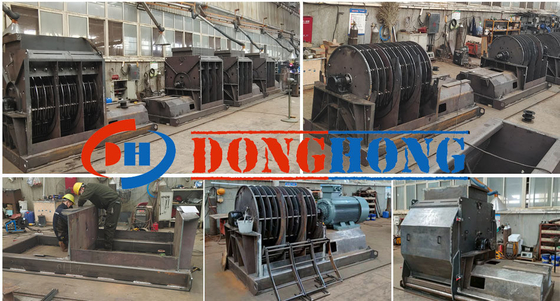 High Productivity 6000 kg Wood Powder Making Feed Metal Shredder Construction Waste Crusher Car Tire Dual-shaft Shredder