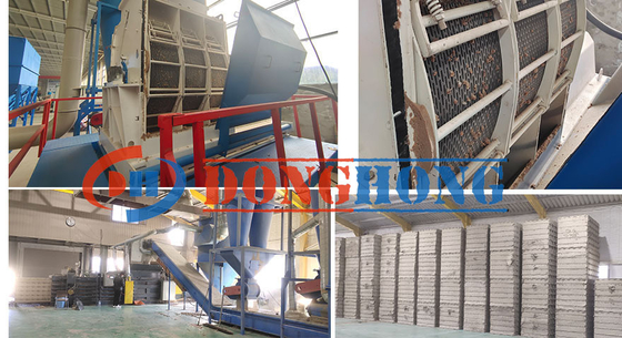 High Productivity 6000 kg Wood Powder Making Feed Metal Shredder Construction Waste Crusher Car Tire Dual-shaft Shredder