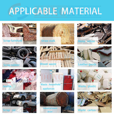 Versatile Multifunctional Shredder for Wood Pallet and Waste Clothes Processing