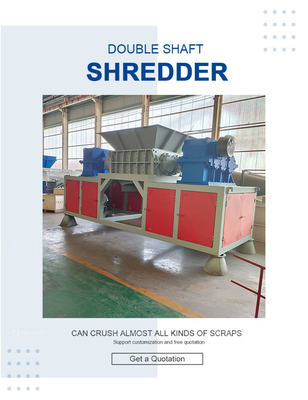 Versatile Multifunctional Shredder for Wood Pallet and Waste Clothes Processing