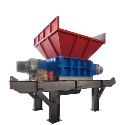 Industrial Waste Metal Crusher 8000KG Carbon Steel Scrap Tire Shredder Equipment