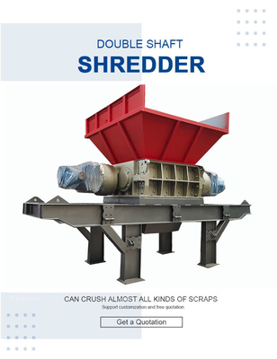 110kW Vertical Shaft Shredder for Shredding Scrap Furniture and Daily Necessities