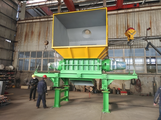 110kW power Dual-axis Aluminum Scrap Crusher Versatile and Long-lasting for Shredding