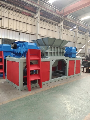 Stable Operation Dual-Axle Shredder for Large Single-Axle Car Tire Scrap Processing