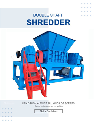 Carbon Steel Material Multi Function Industrial Shredder for Shredding Glass Garbage