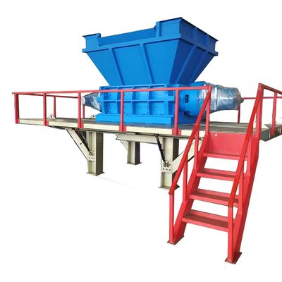 8000KG Heavy Double Shaft Industrial Scrap Metal Shredder for Crushing and Shredding